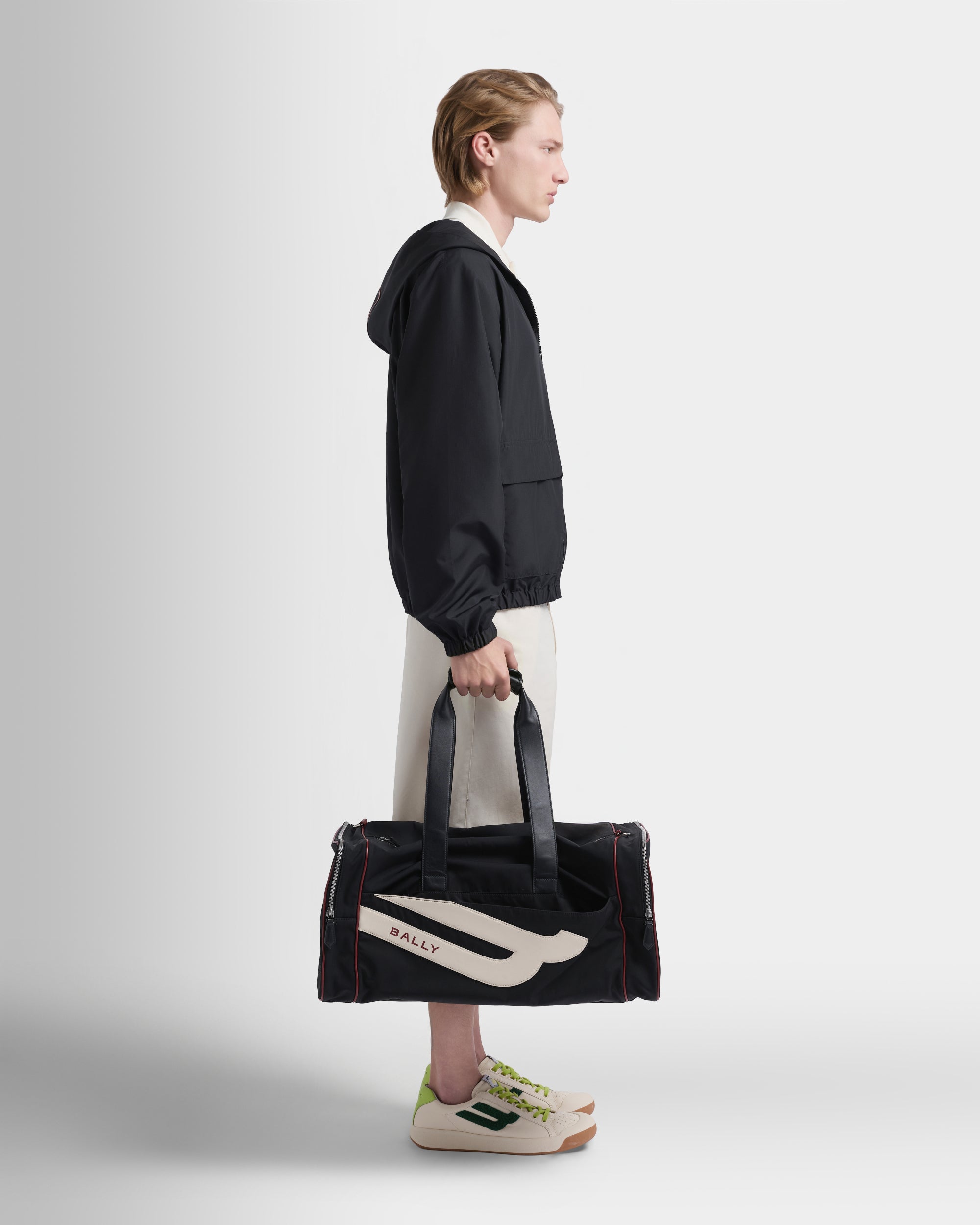 Bally Global - Sac de voyage modèle duffle Competition en nylon noir - Noir