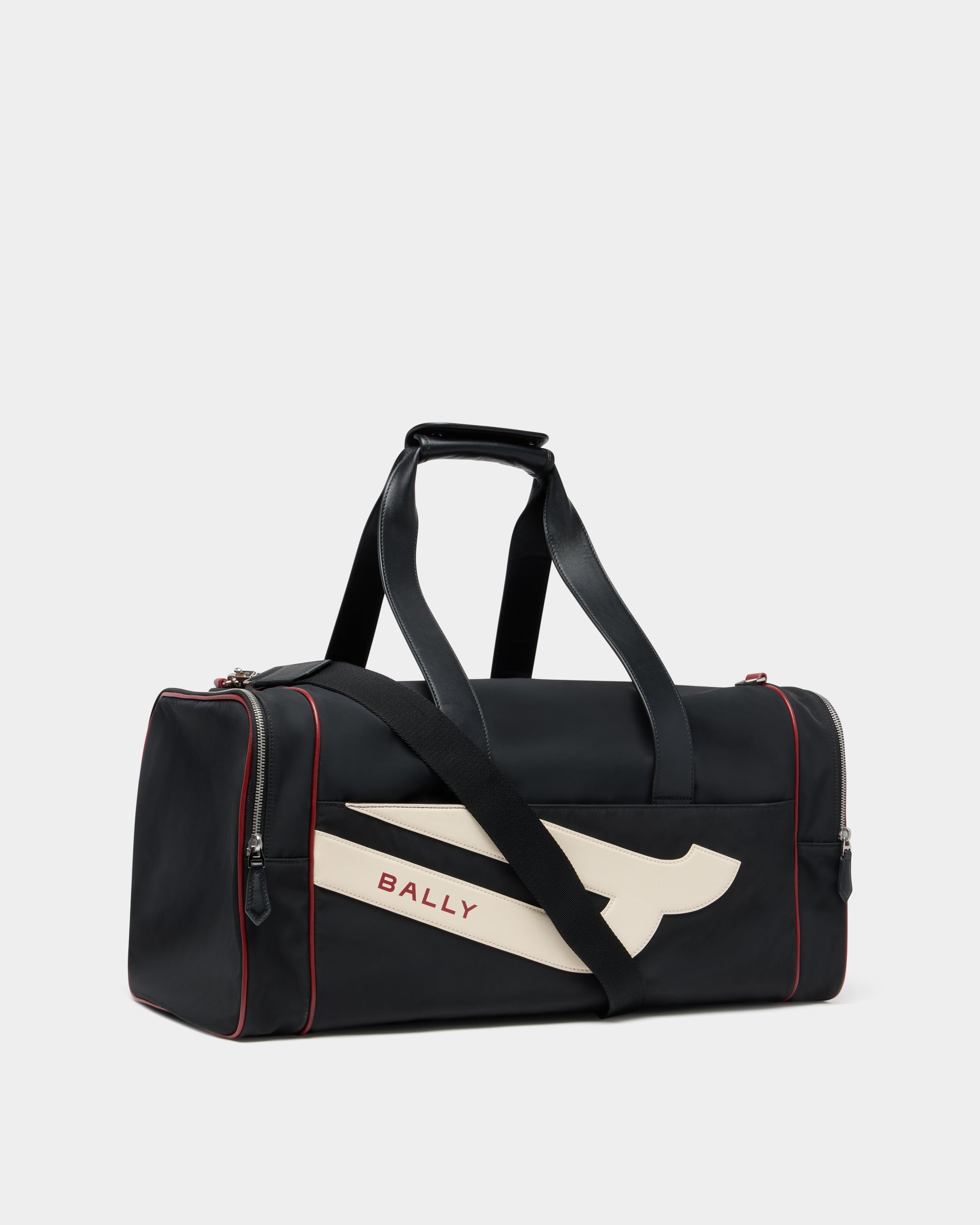 Bally Global - Bolsa de lona Competition en nailon negro - Negro
