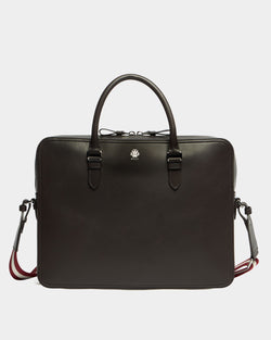 Ray Briefcase in Chocolate Leather