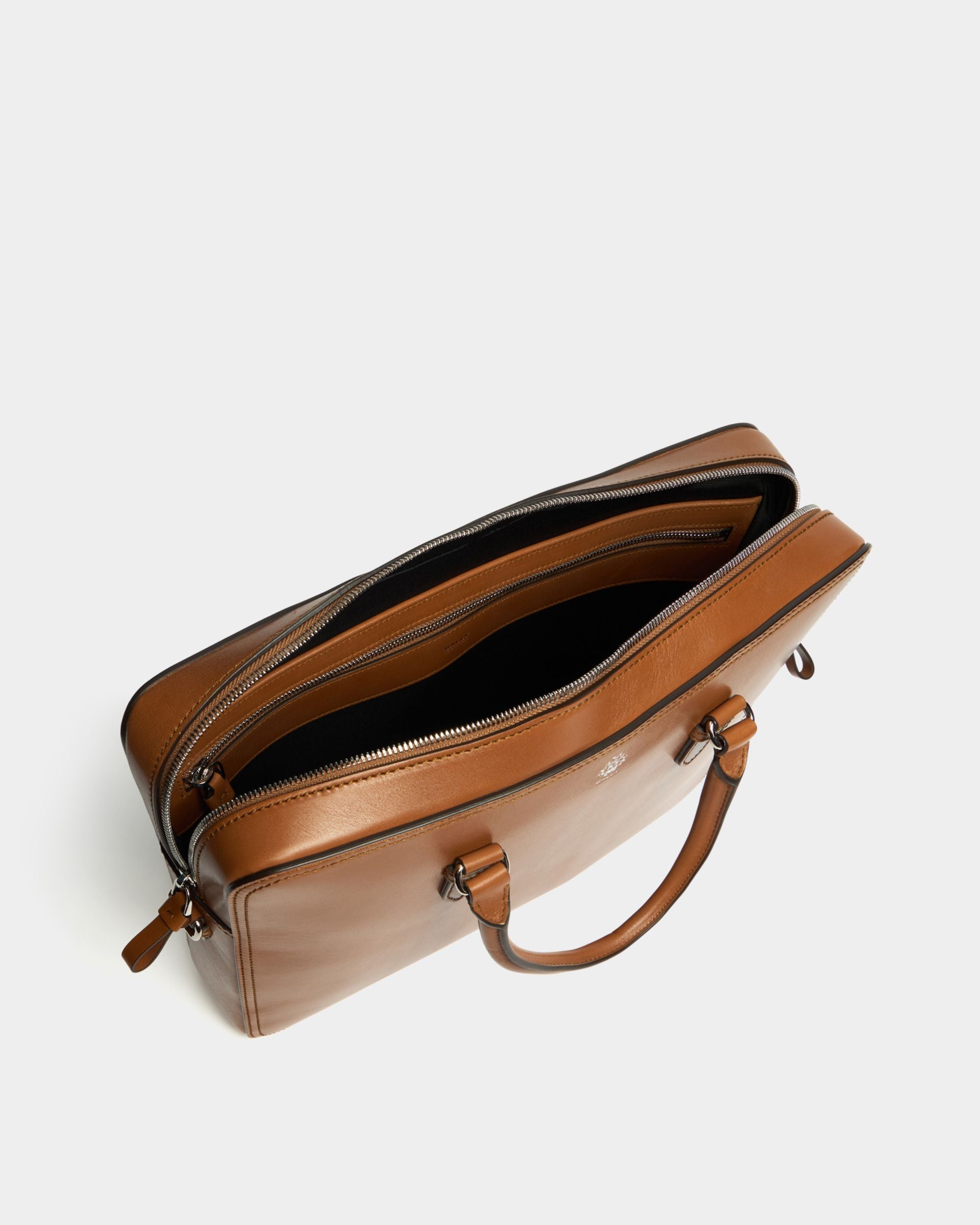 Bally Global - Ray Aktentasche aus Leder in Amber Brown - Brown