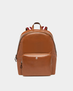 Ray Backpack in Amber Brown Leather
