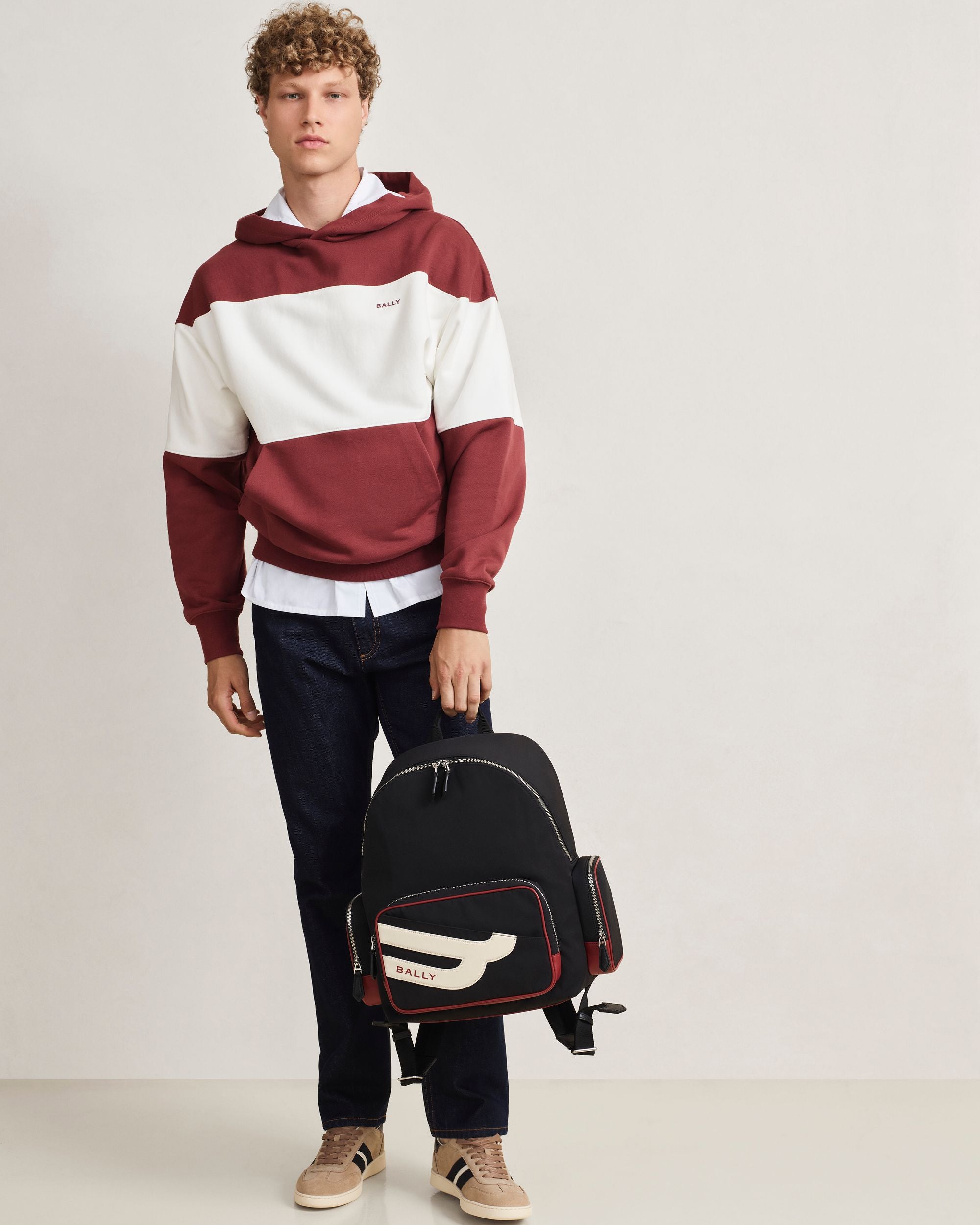 Bally Global - Mochila Competition de nailon negro - Negro