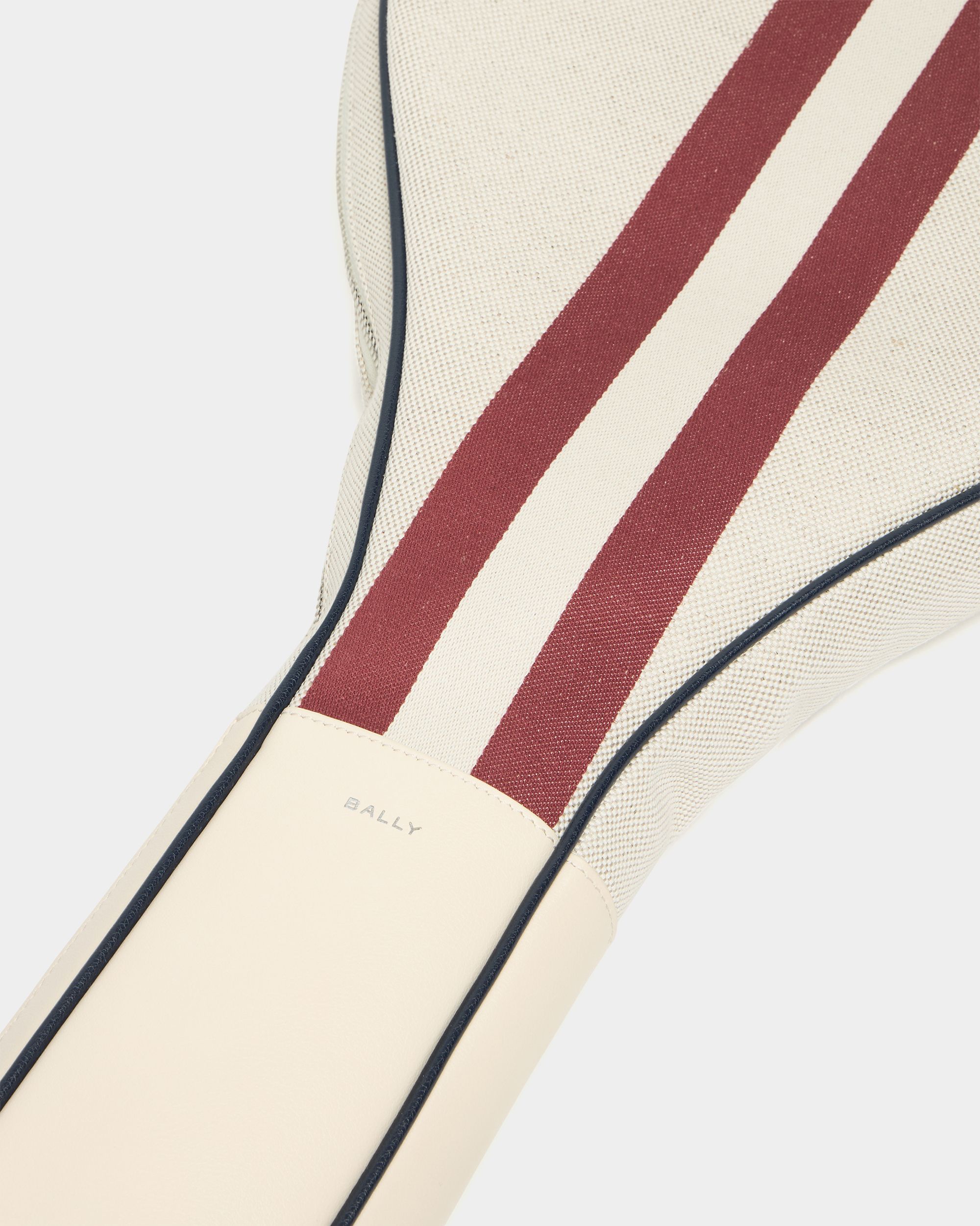Bally Global - Schlägertasche aus naturfarbenem Baumwoll-Canvas und Leder aus der Tennis Kollektion - Beige