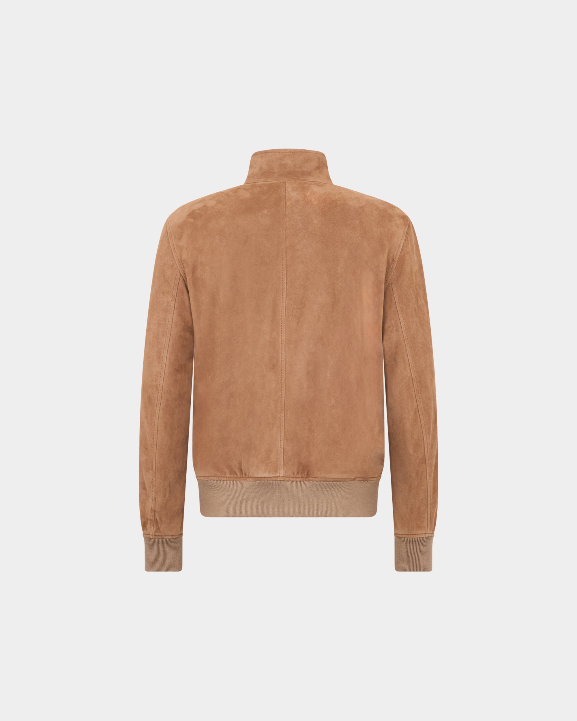 Bally Global - Harrington Jacket in Light Beige Suede - Beige