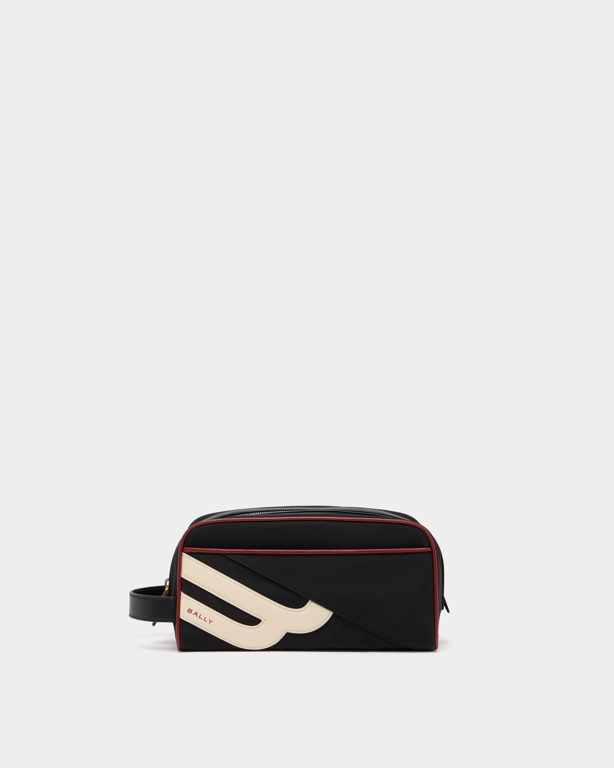 Bally Global - Competition Necessaire in Black Fabric and Leather - Black