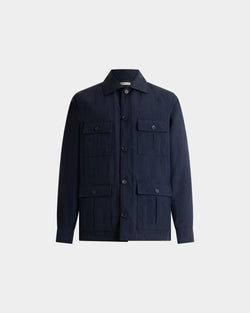 Sobrecamisa de nailon Navy Blue
