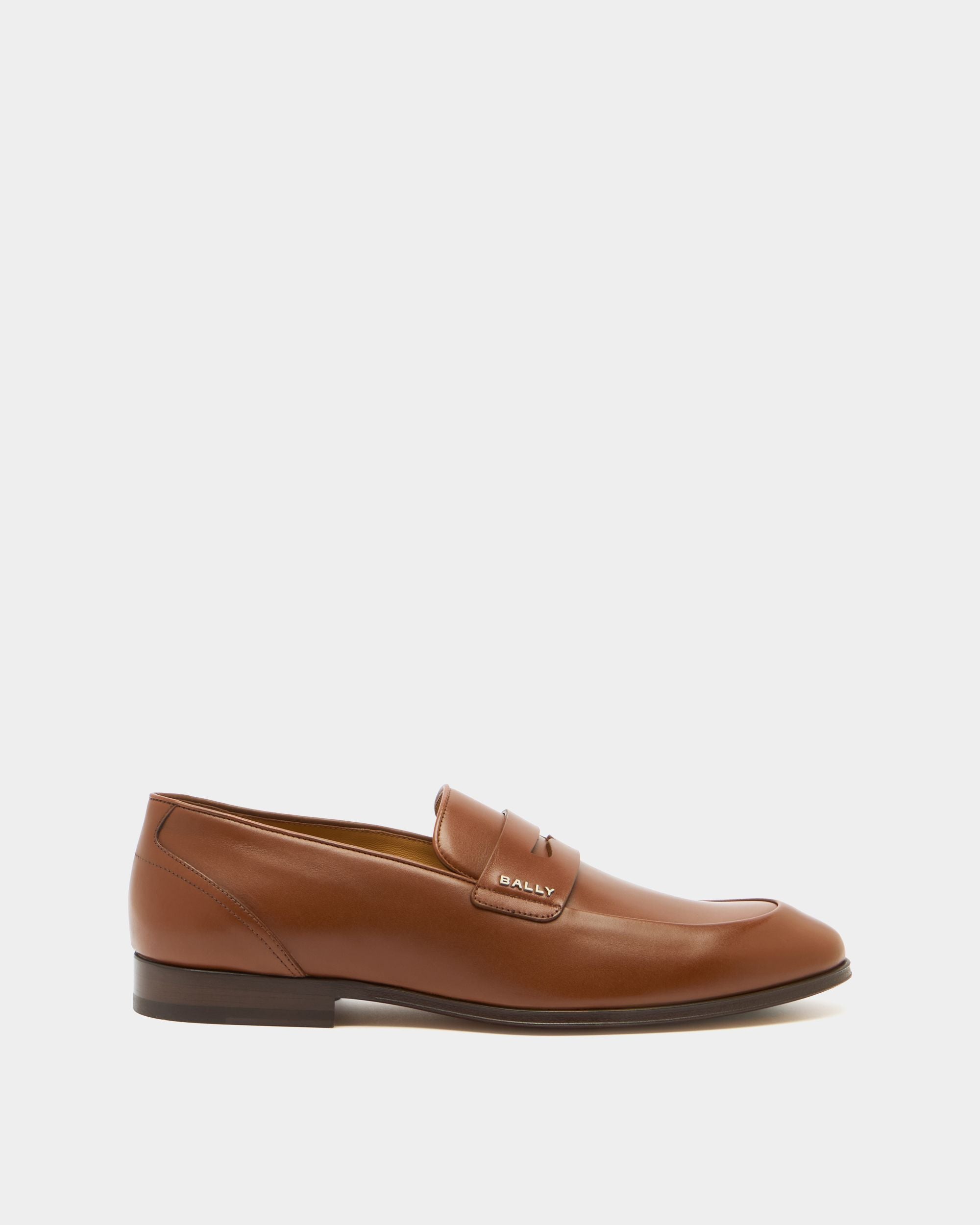 Bally Global - Regent Loafer in Amber Brown Leather - Brown