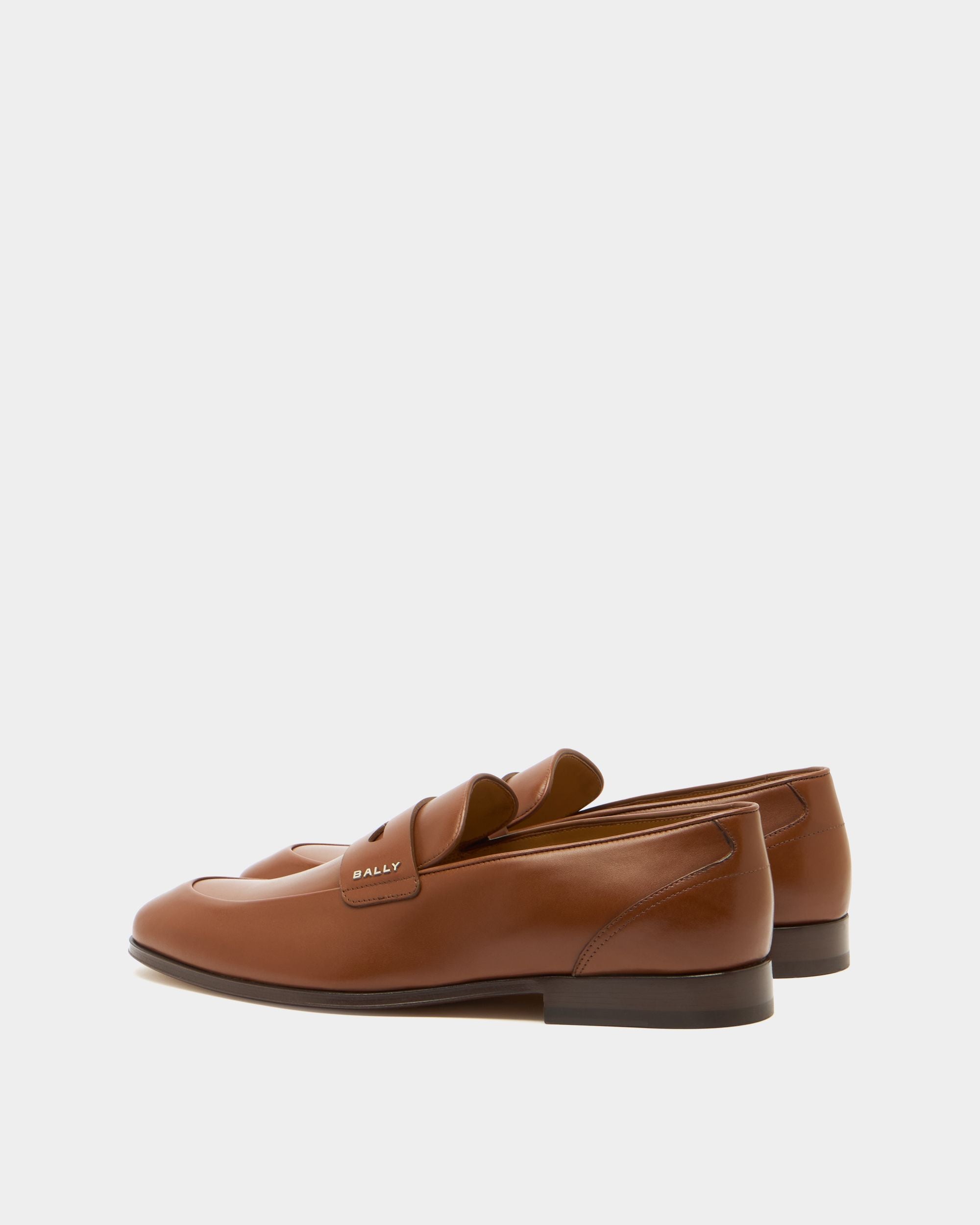 Bally Global - Regent Loafer in Amber Brown Leather - Brown