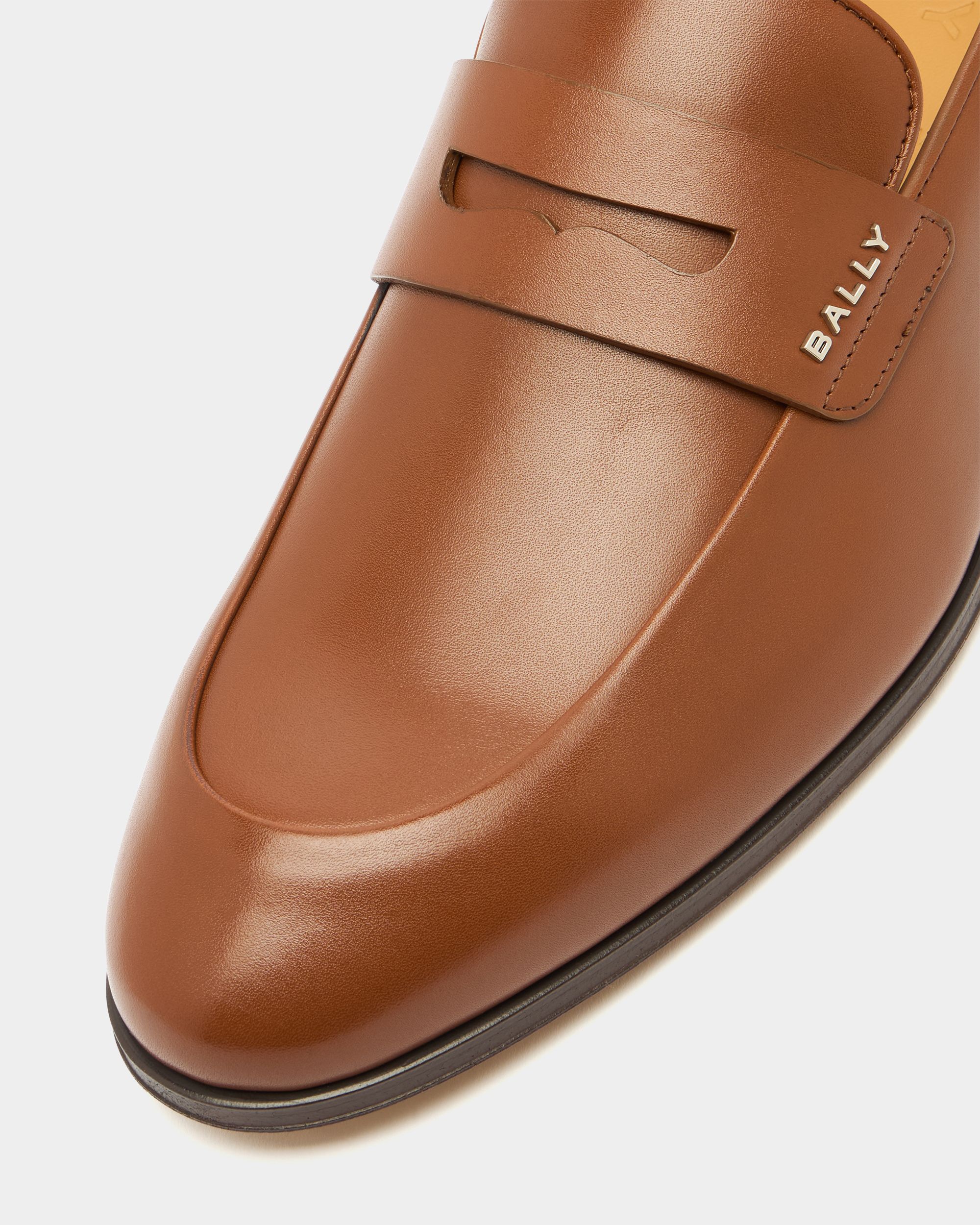 Bally Global - Regent Loafer in Amber Brown Leather - Brown
