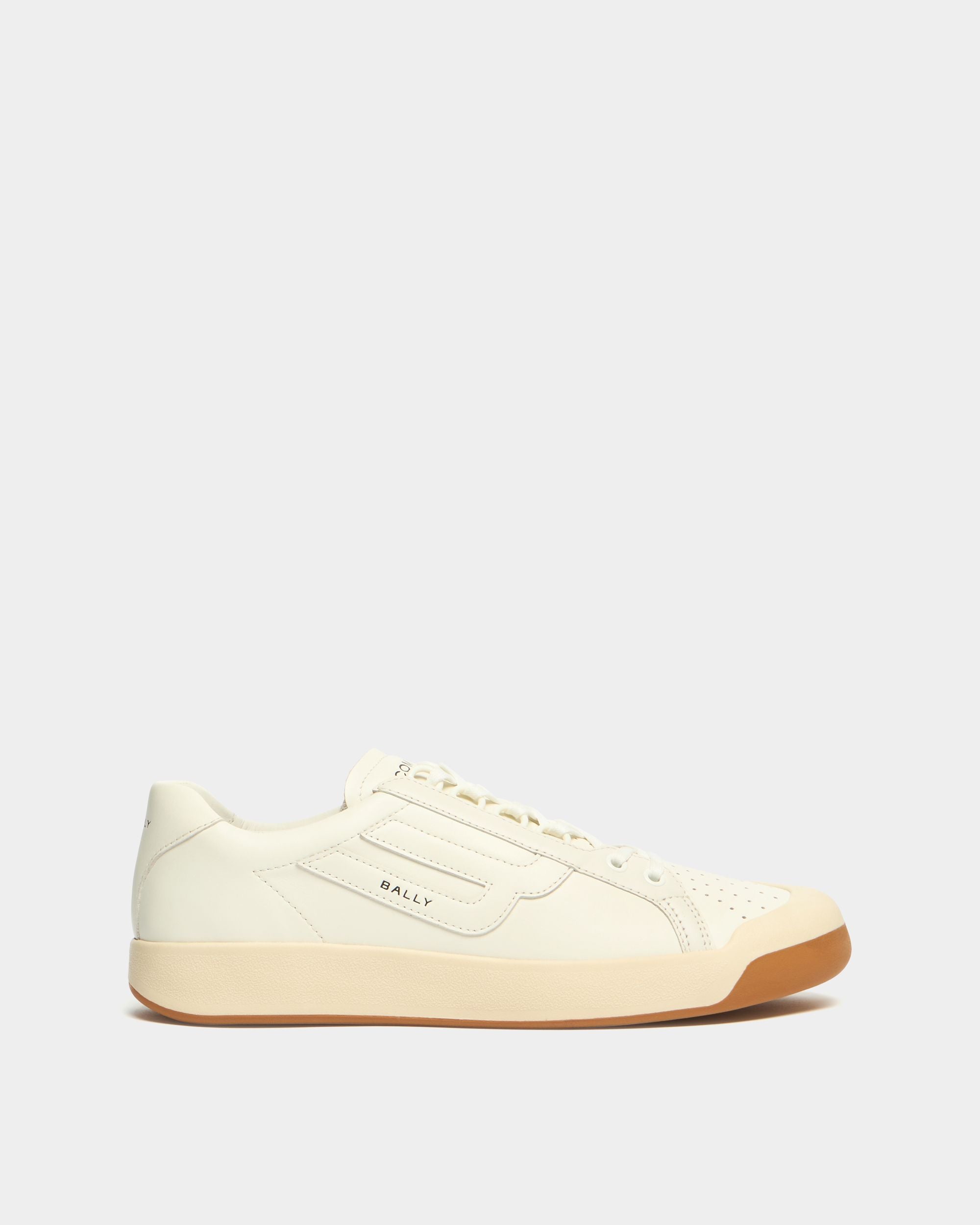 Bally Global - Sneakers Competition en cuir blanc - Blanc