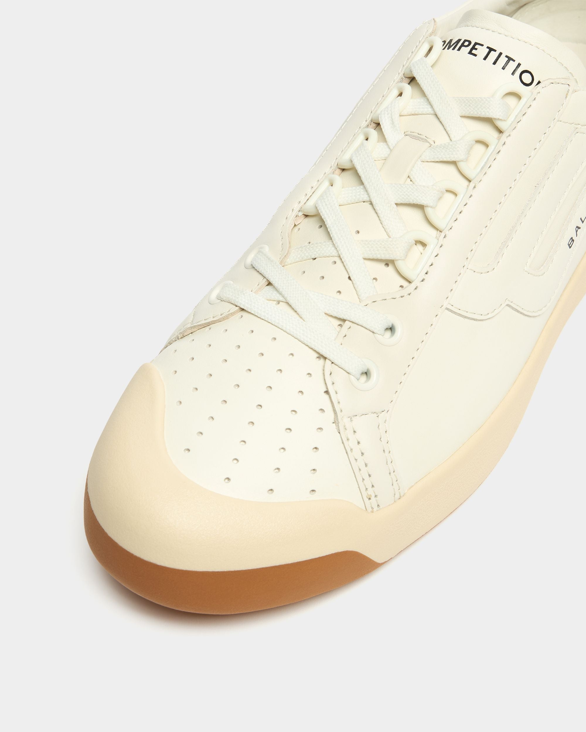 Bally Global - Sneakers Competition en cuir blanc - Blanc