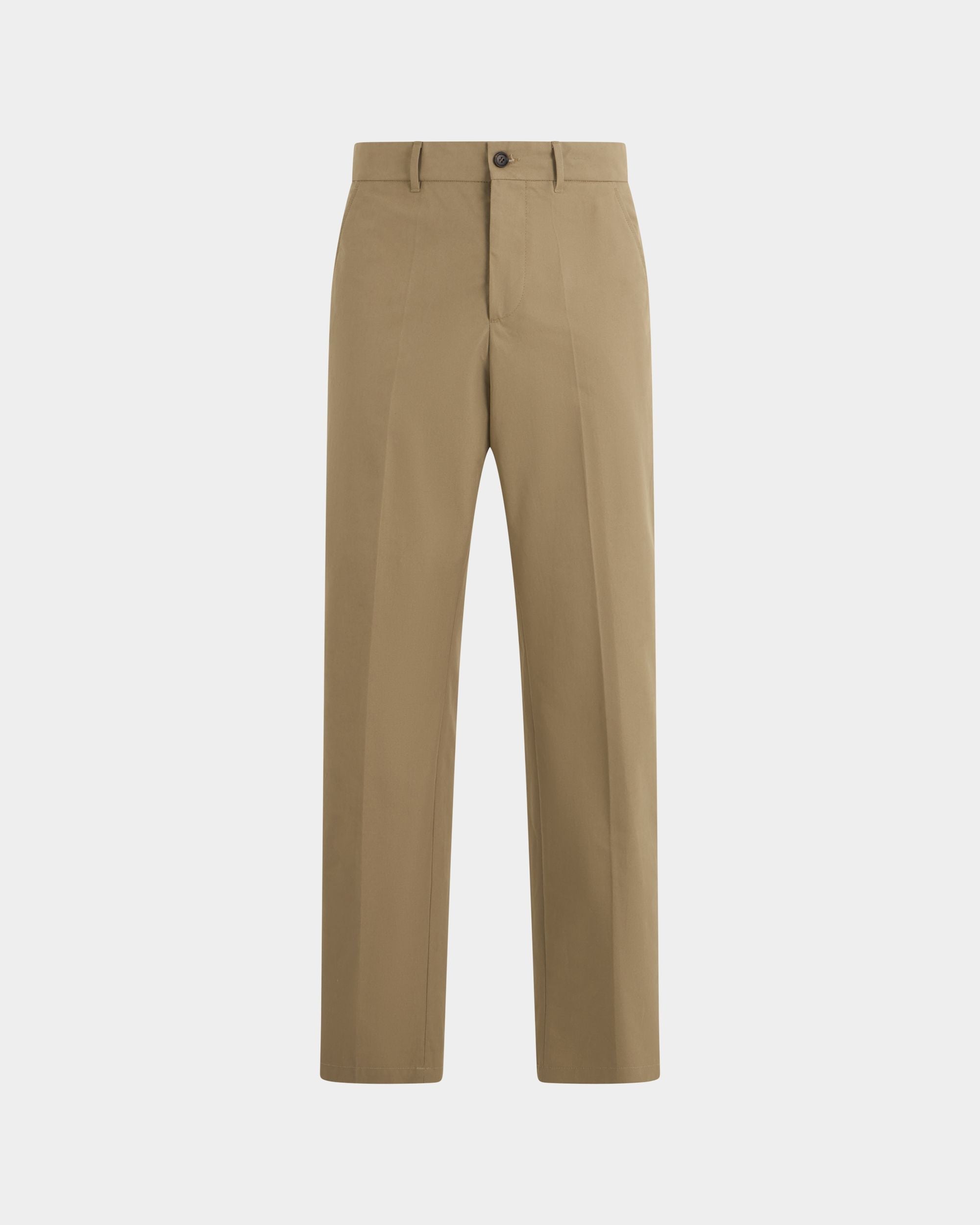Bally Global - Pantalón chino de algodón en beige claro - Beige