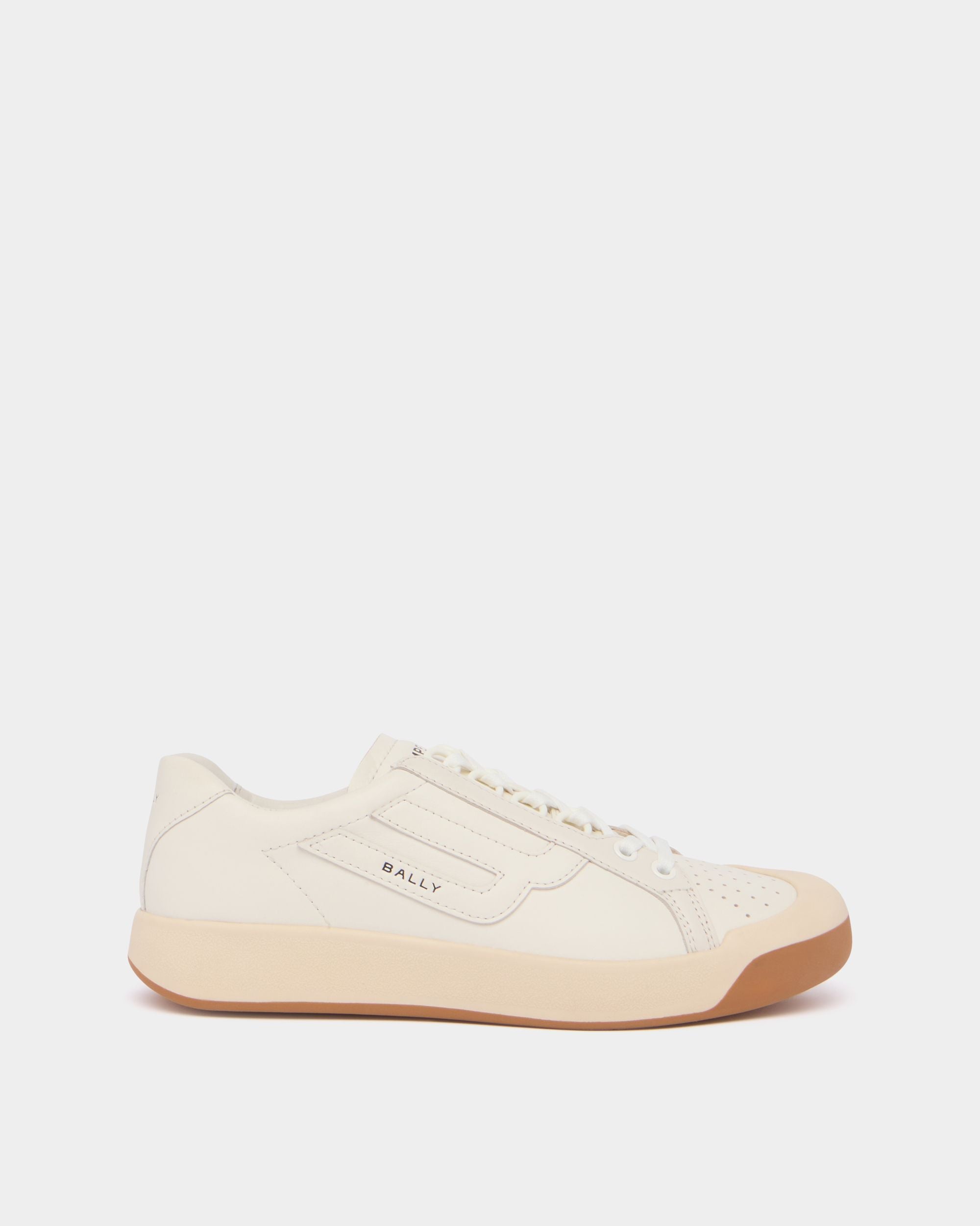 Bally Global - Sneakers Competition en cuir blanc - Blanc