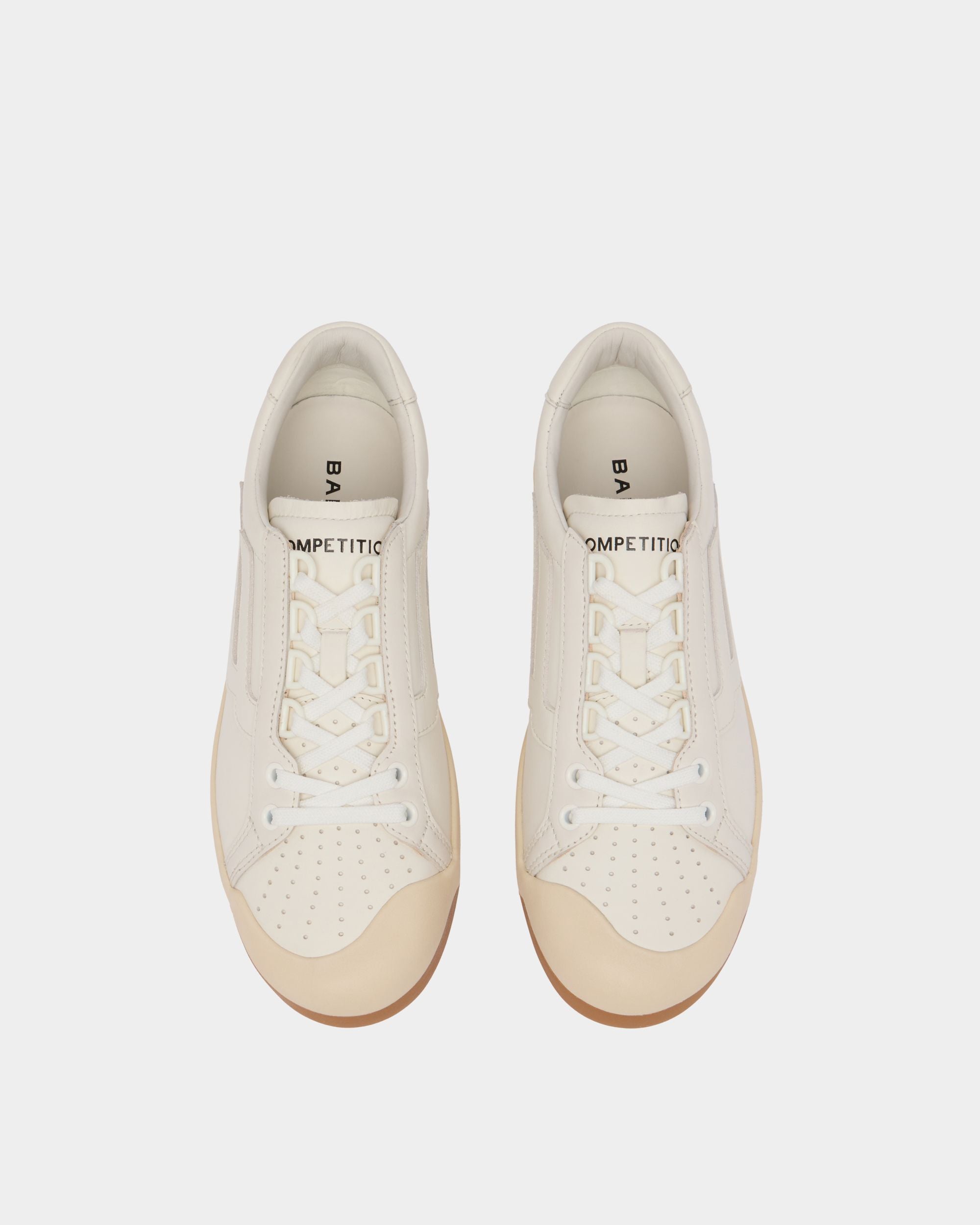Bally Global - Competition Sneaker in White Leather - White