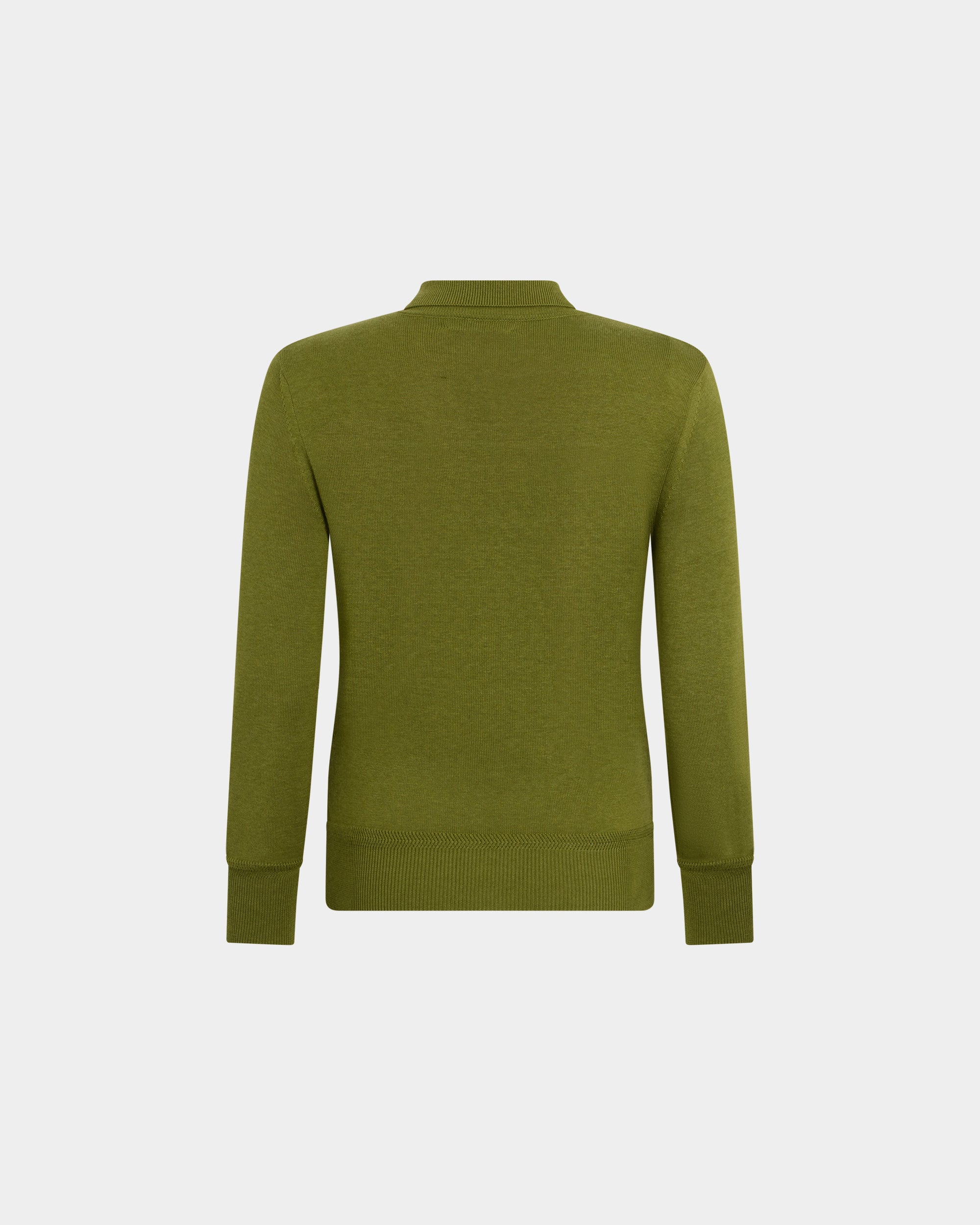 Bally Global - Polo Shirt in Matcha Green Cotton And Silk - Green
