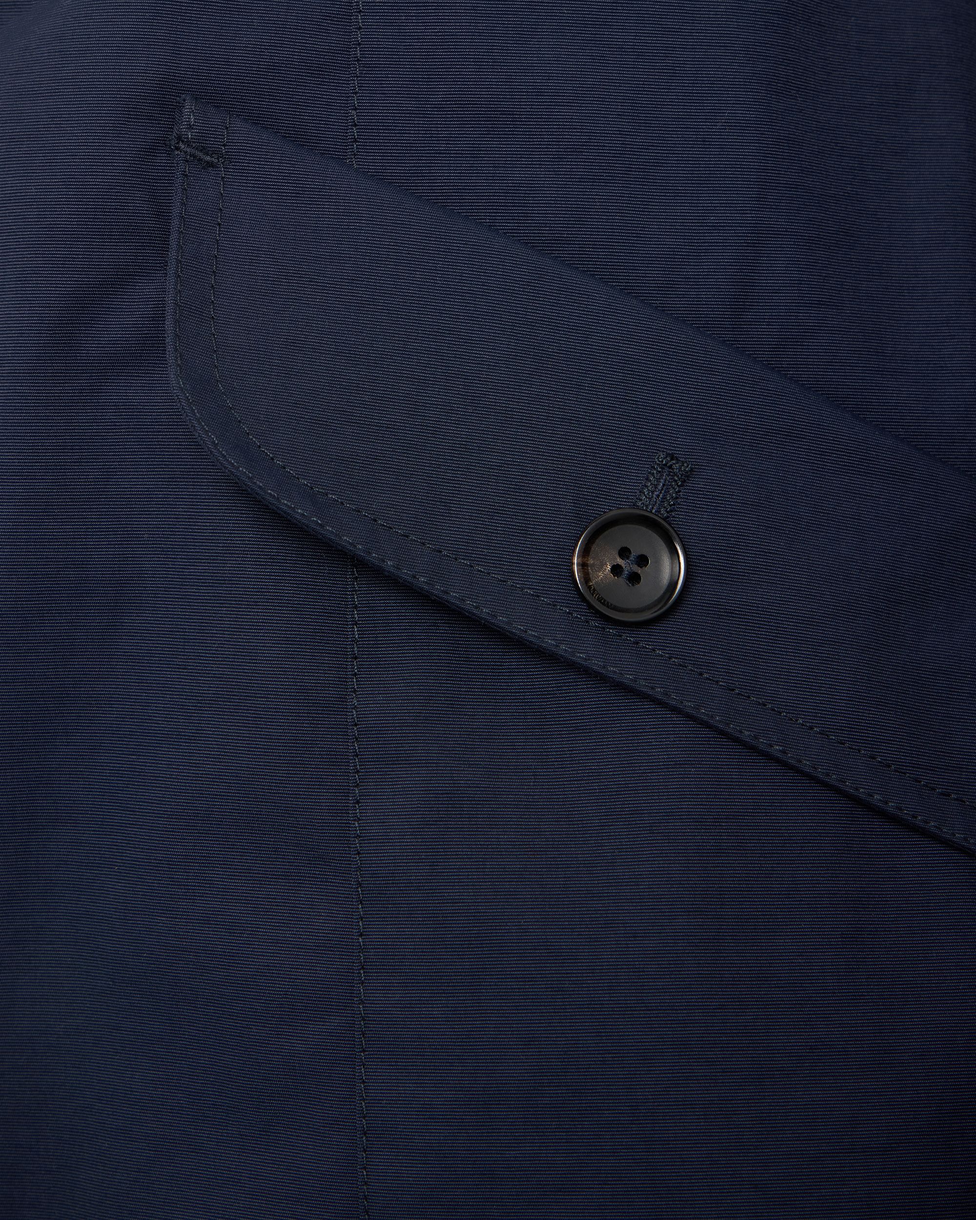 Bally Global - Chaqueta con cinturón de nailon Navy Blue - Azul