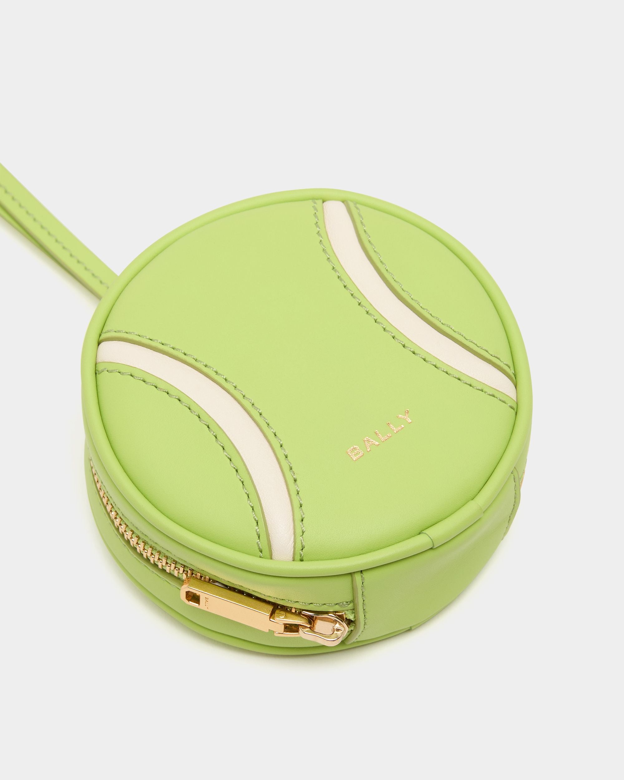 Bally Global - Tennis Capsule Coin Purse in Green Leather - Green
