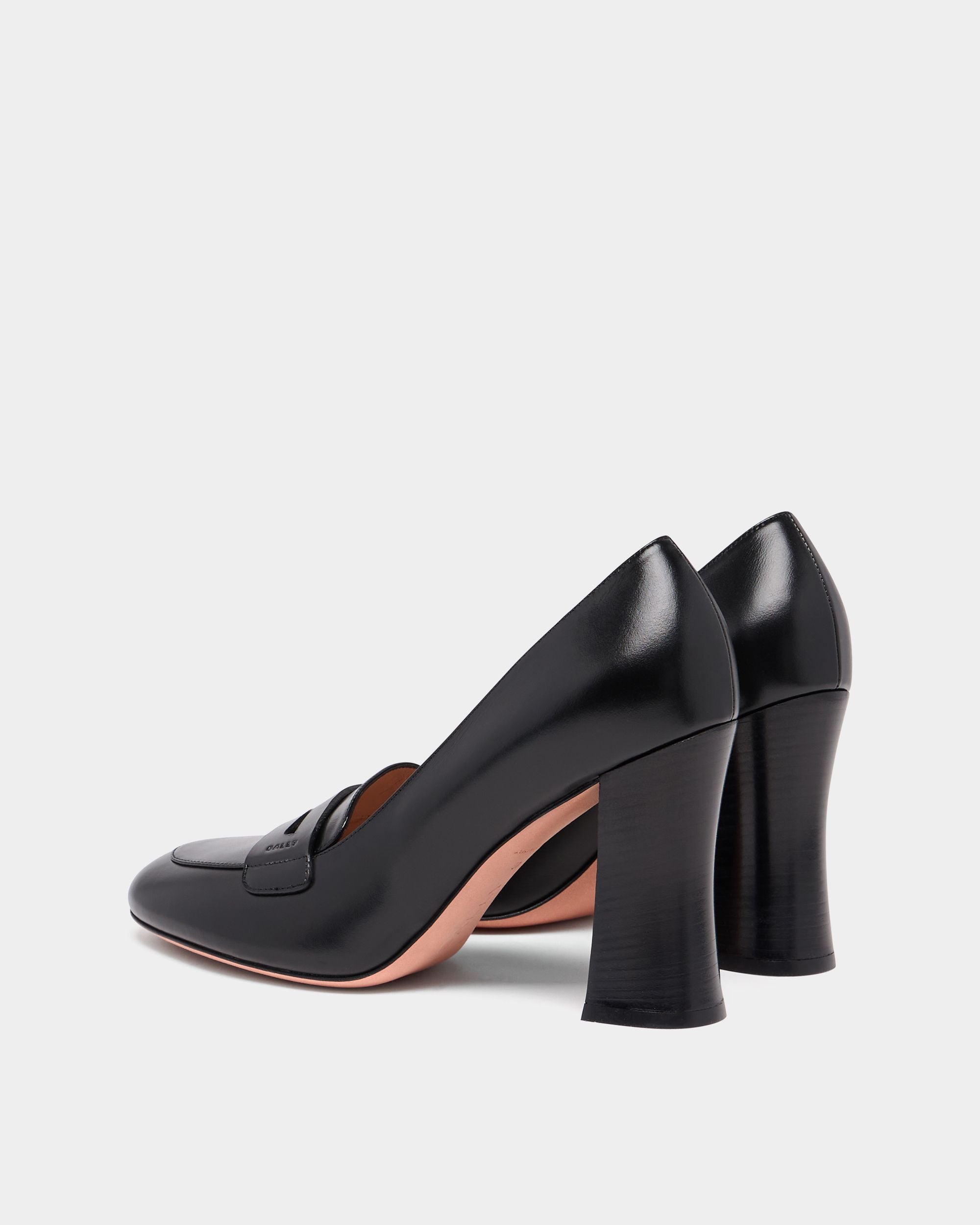 Bally Global - Loafer Saule aus schwarzem Leder - Black