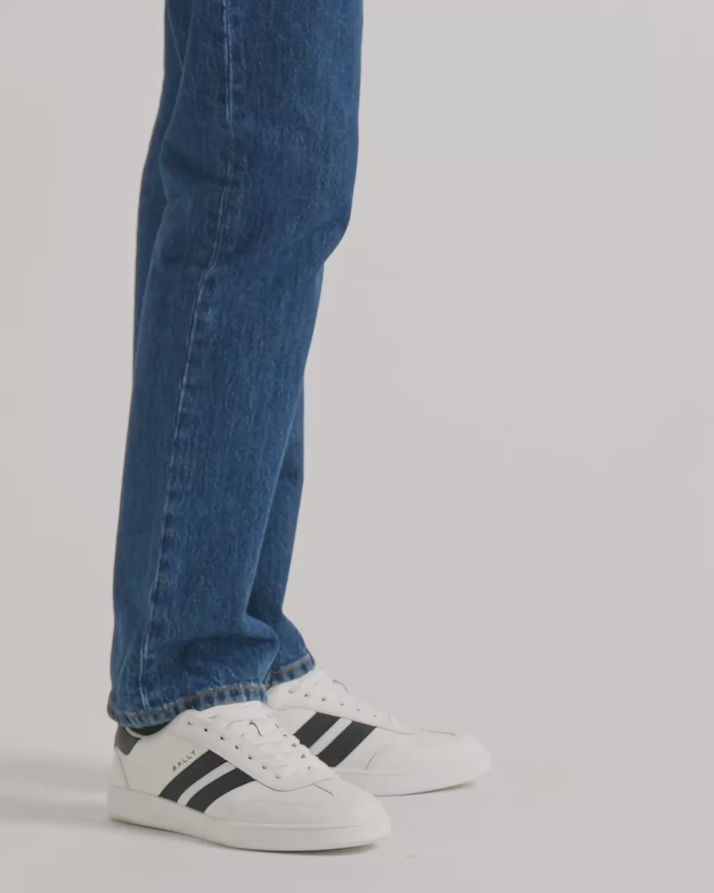Bally Global - Retro Crest Sneaker in White Leather - White